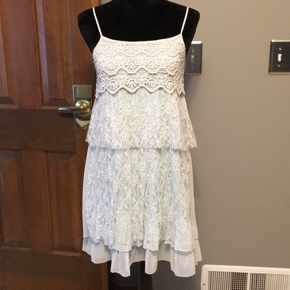 Altar’d State Baby Blue Lace Dress